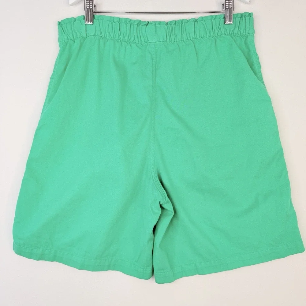 VTG Polo Ralph Lauren Men's Shorts SZ-Small Green Elastic Waist Casual Summer